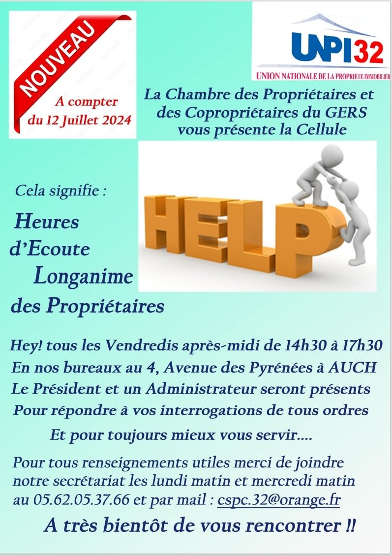HELP service de l'UNPI32